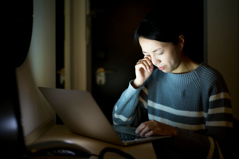 technology screen eye health