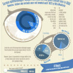 History of the Contact Lens Infographic