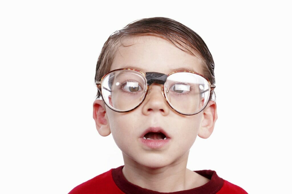 kid with glasses