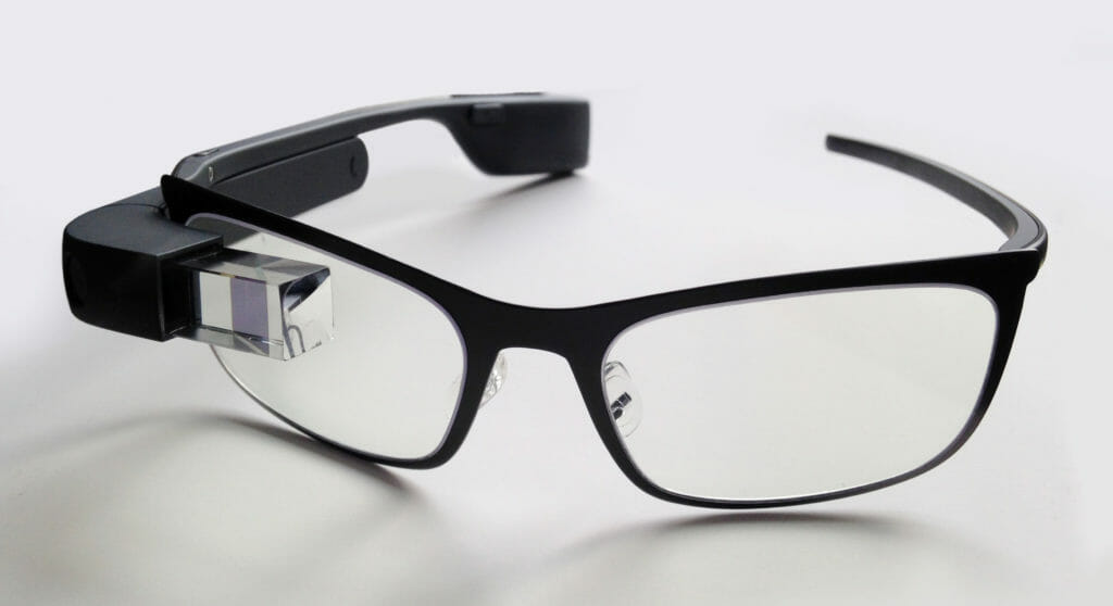 google glass with frame vision